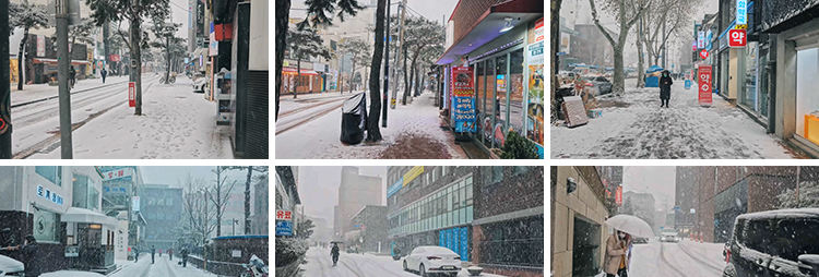 【630款】城市街道雪景下雪天夜晚街头冬天冬季雪花走拍风景视频素材 第1张