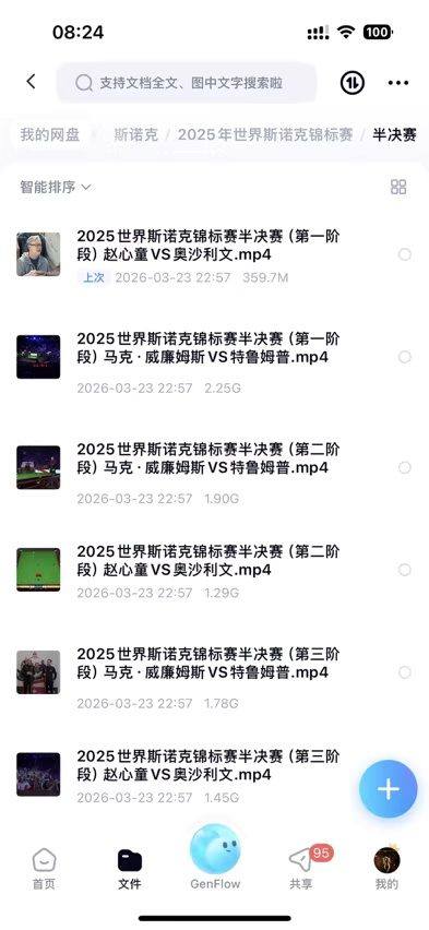 【135G+】2025世界斯诺克锦标赛比赛录像桌球台球比赛短视频素材 第8张