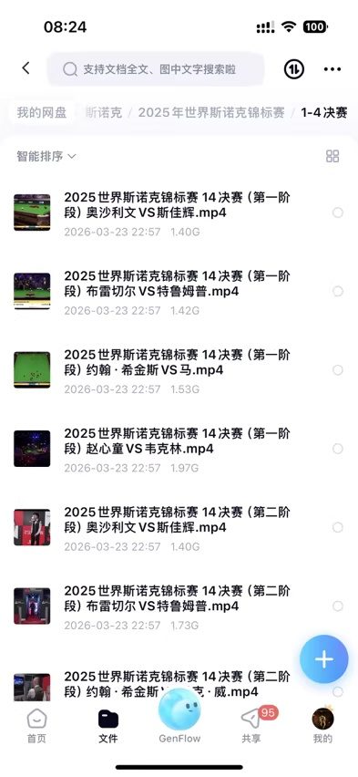 【135G+】2025世界斯诺克锦标赛比赛录像桌球台球比赛短视频素材 第9张